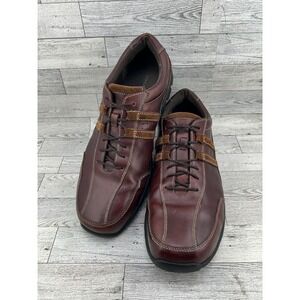 Rockport XCS Men's Leather Brown‎ Lace Up Comfort Driving Moccasin Shoes 14M